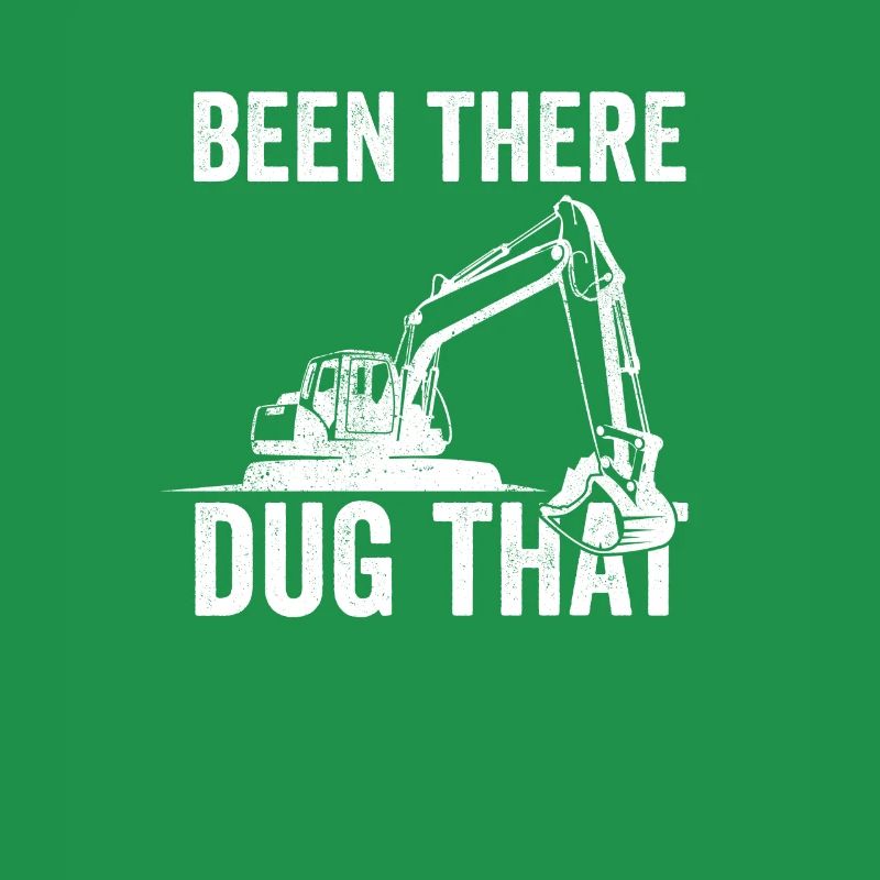 Bagger Baustelle Baggerfahrer Baggern Geschenk