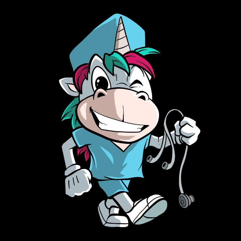 Drôle d’infirmière licorne