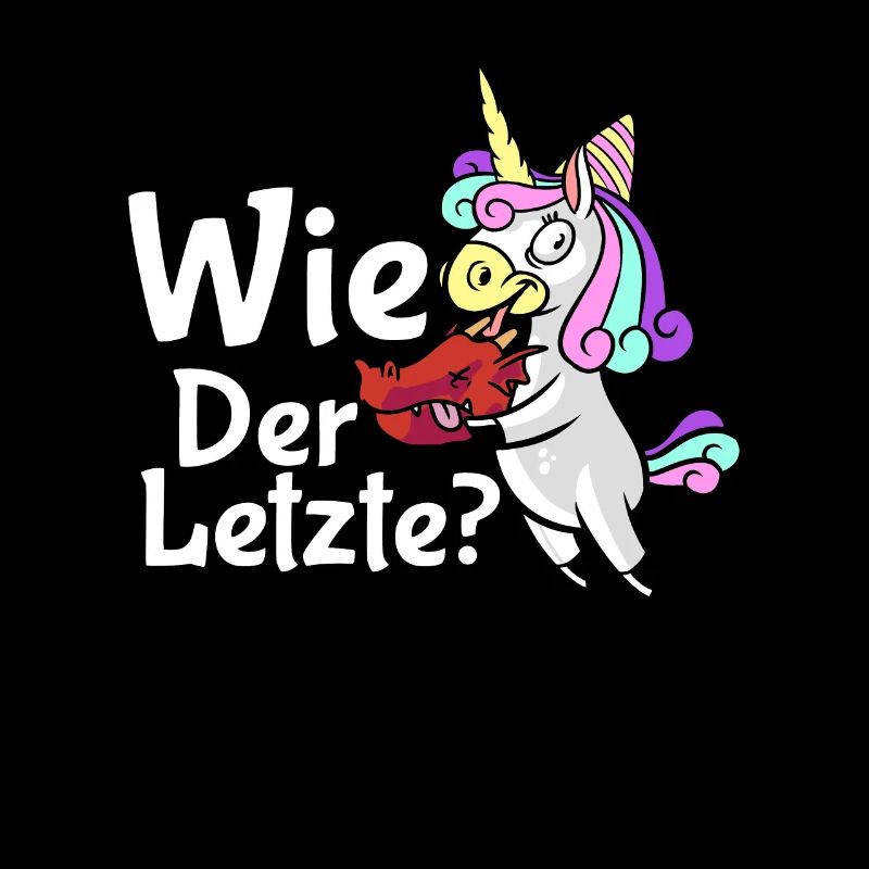 Drachen Wie Das Letzte Einhorn frisst Drache