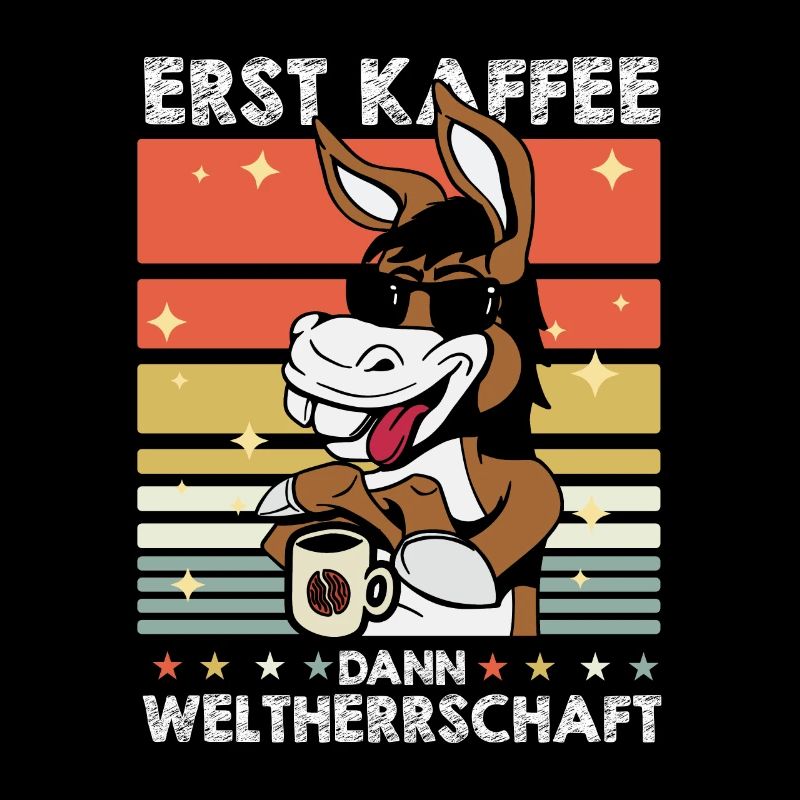 Muli Esel Kaffee-Sonnenbrille
