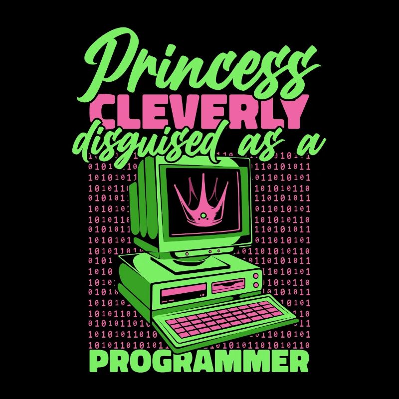 Développeur Coder Programmeur Princess