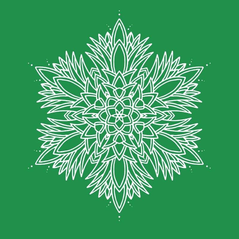 Pine cone Mandala