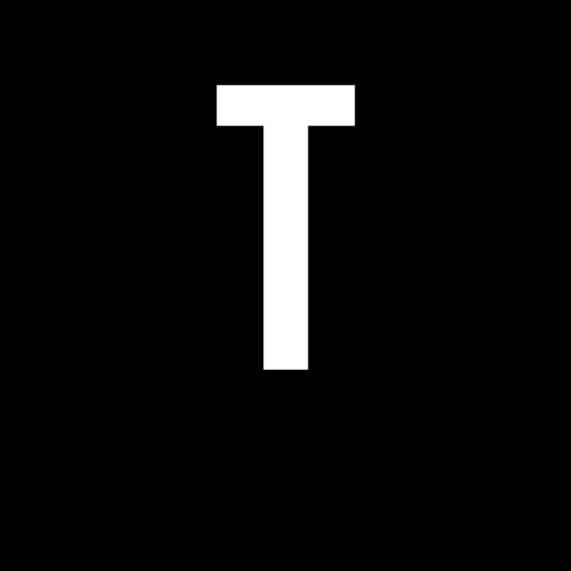 T Buchstabe Nummer Symbol Alphabet Initiale