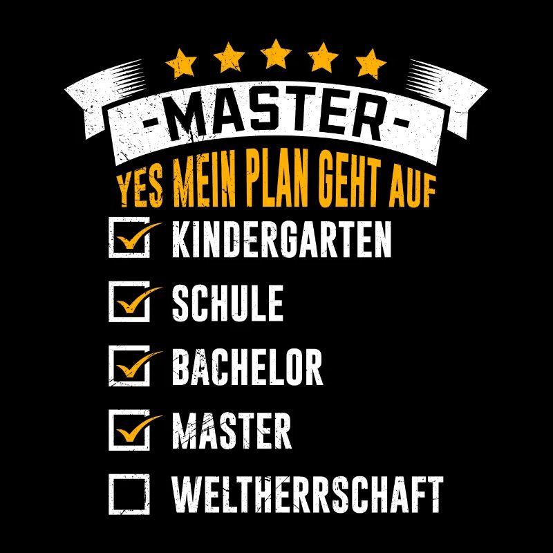 Checklist My Plan Works Master's Degree