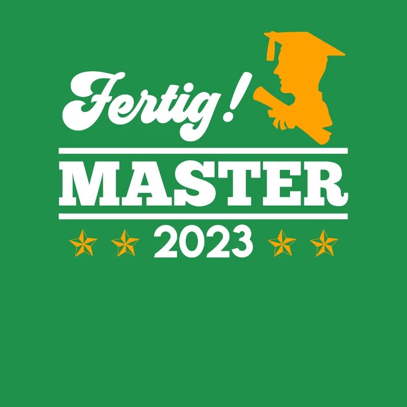 Ich bin fertig Studium 2023 Master Abschluss