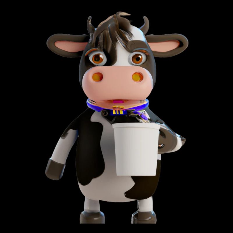 Bonjour vache de café