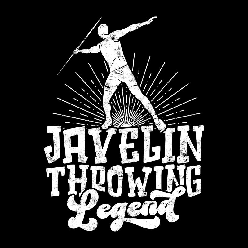 Lancer de javelot Légende Légende Lanceur d’athlétisme