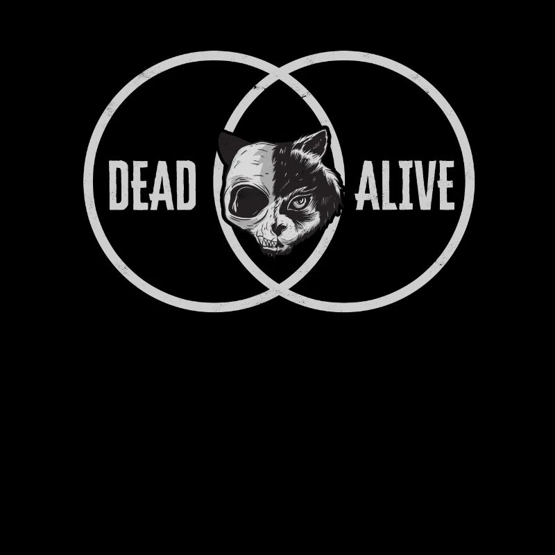 Alive Dead Schrodinger's Cat Quantum Physics