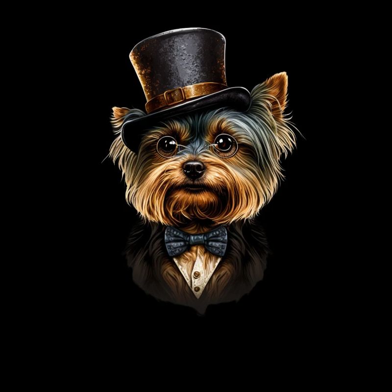 Motif de chien Yorkshire Terrier