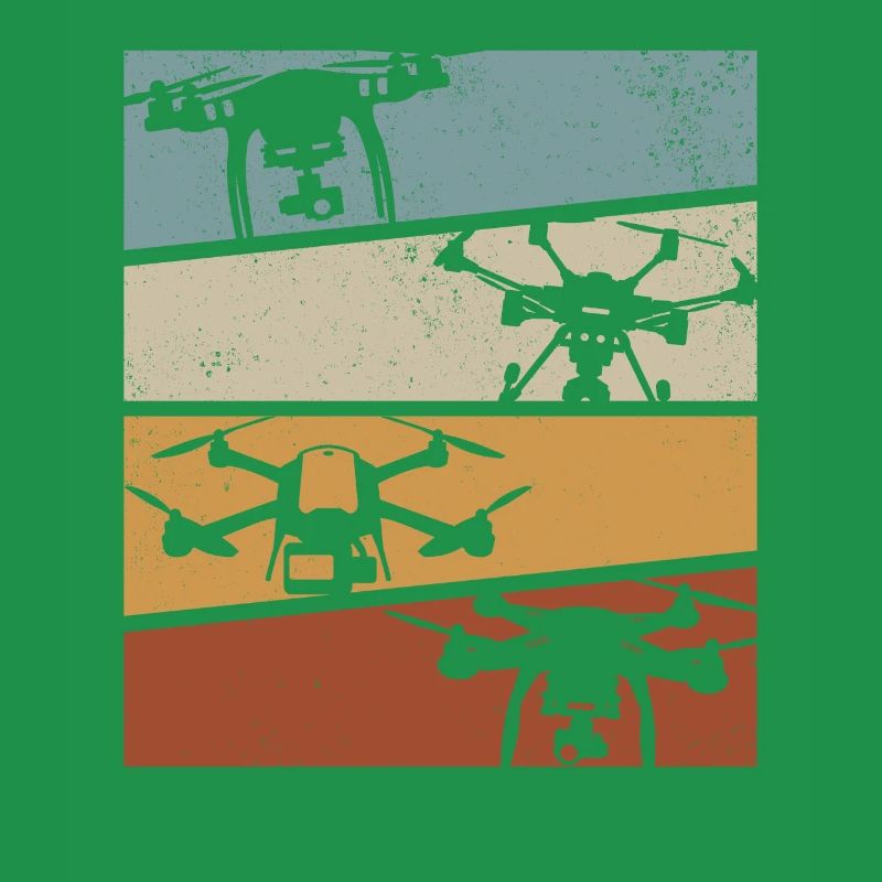 Drones Racing Quadcopter Drone Pilot - Retro Drone