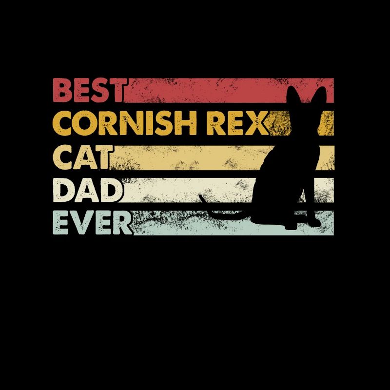 Best Father Ever - Cornish Rex Cat