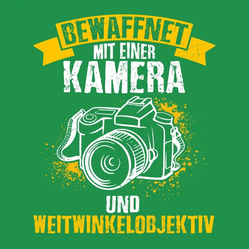 Bewaffnet mit einer KAMERA und WEITWINKELOBJEKTIV