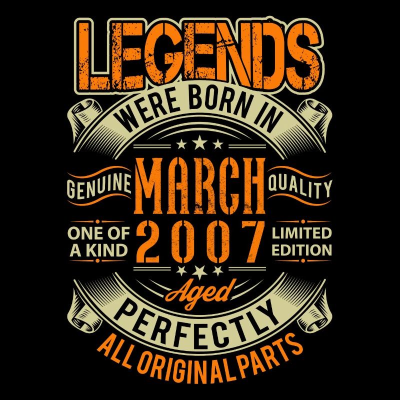 2007 Mars Anniversaire Légende