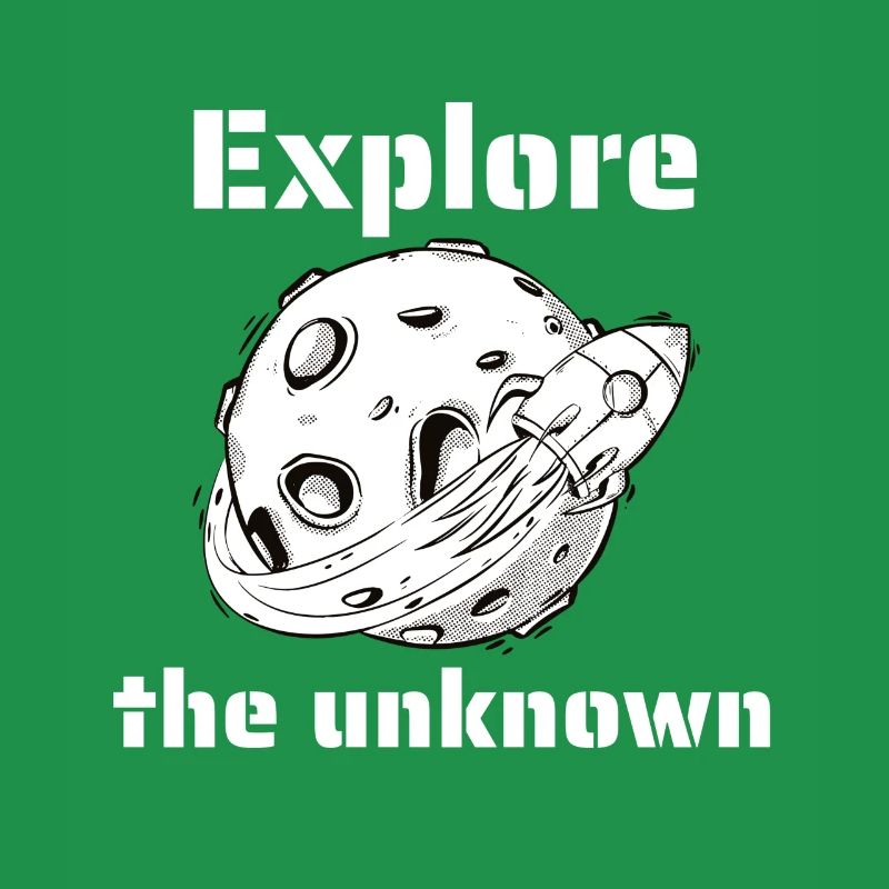 Explore The Unknown Retro Outer Space Designs