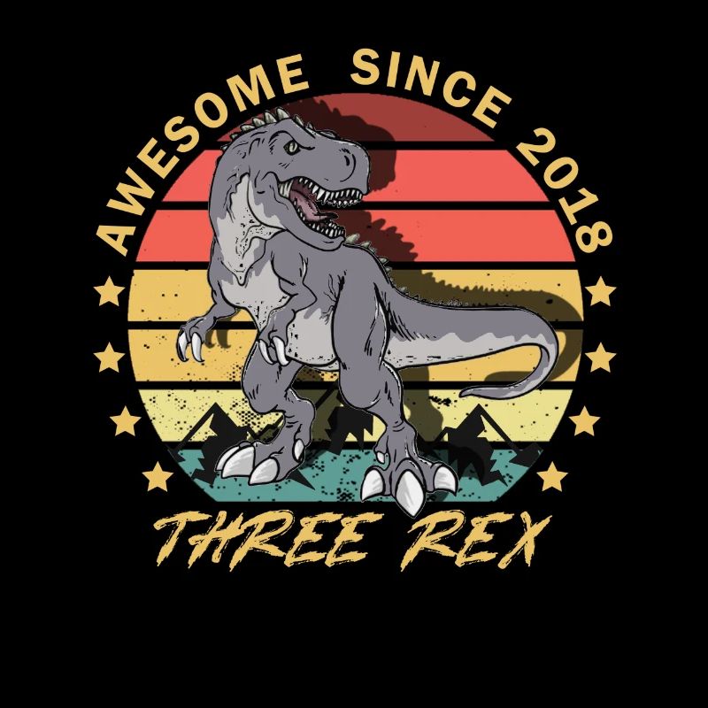 Kinder Drei Rex 3. Geburtstag Dinosaurier, T Rex Mädchen
