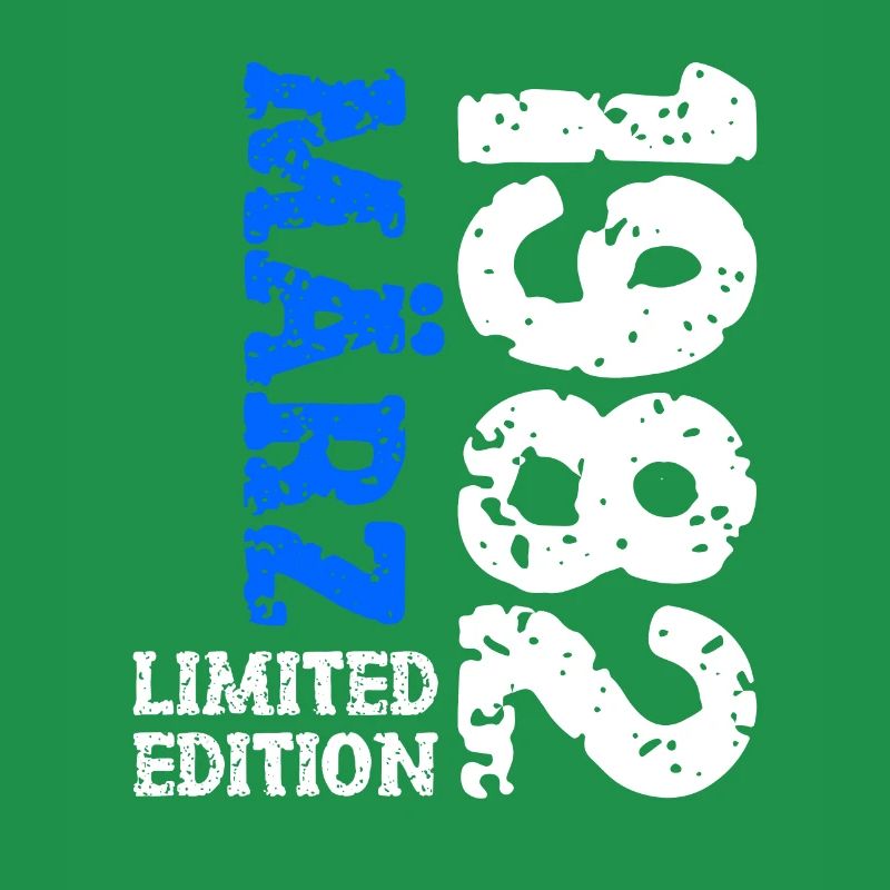1982 März Limited Edition Geburtstag Geschenk