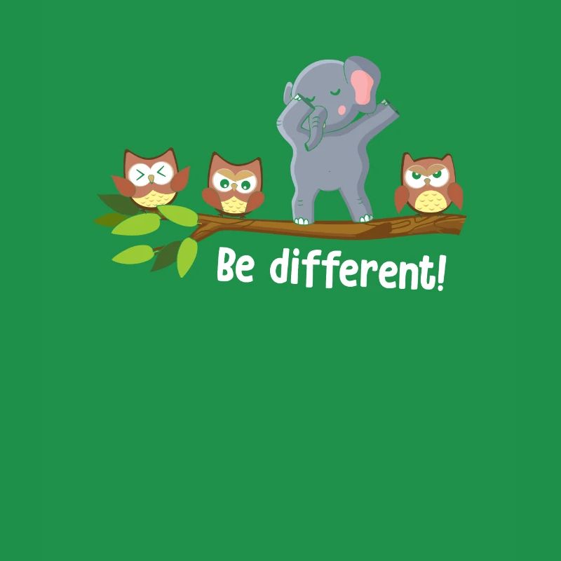 Be Different Dabbing Elephant