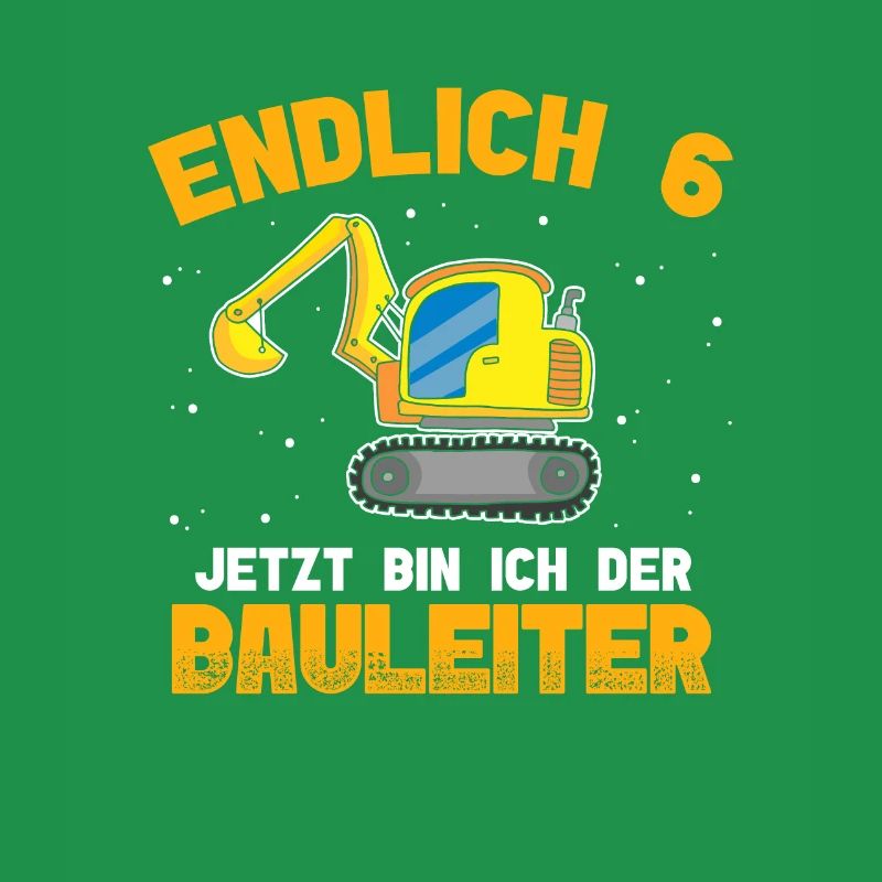 Endlich 6. Geburtstag Bagger Bauleiter
