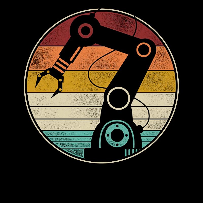 Robot Robotics Engineer Retro