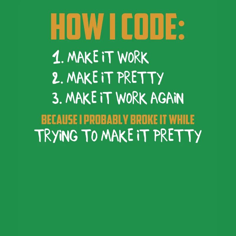 Programmierer Coder Entwickler Programmierung Codierung Wortspiel