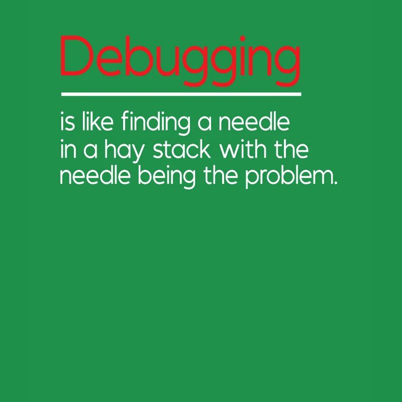Lustiges Debugging-design