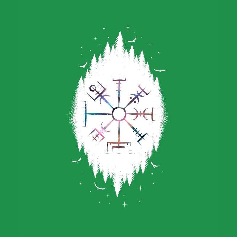 Celtic Vikinger Vegvisir compass Vikings