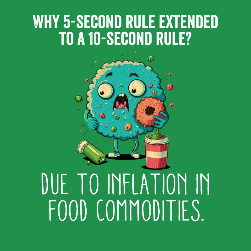 Five-Second Rule Funny Inflation Rate Sarcastic