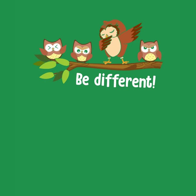 Be Different Dabbing Eule