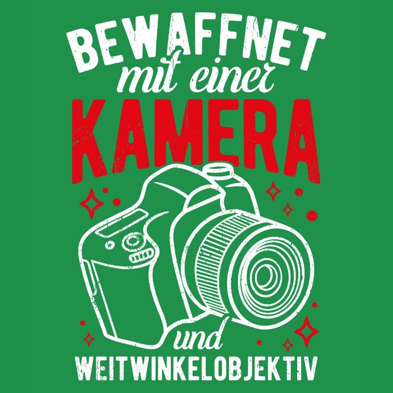 Bewaffnet mit einer KAMERA und WEITWINKELOBJEKTIV