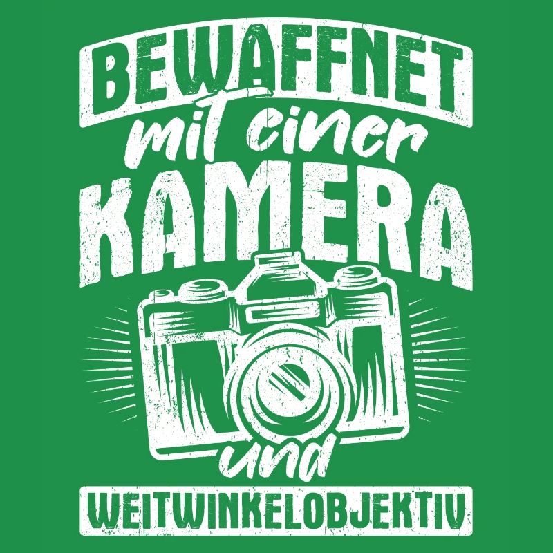 Bewaffnet mit einer KAMERA und WEITWINKELOBJEKTIV