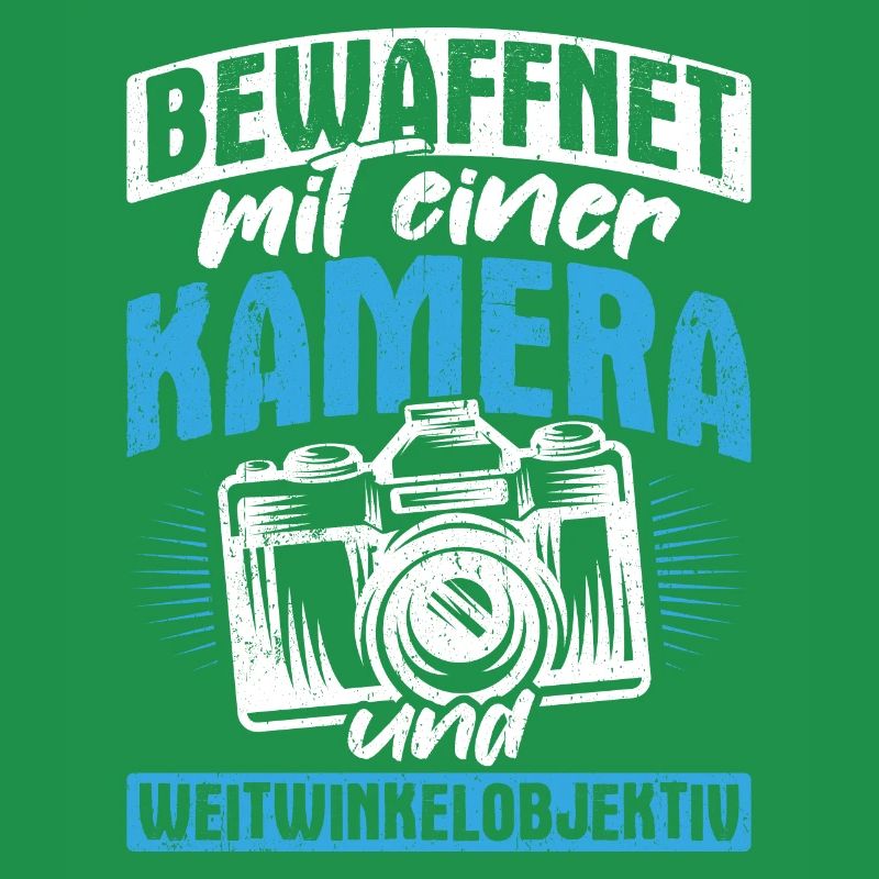 Bewaffnet mit einer KAMERA und WEITWINKELOBJEKTIV