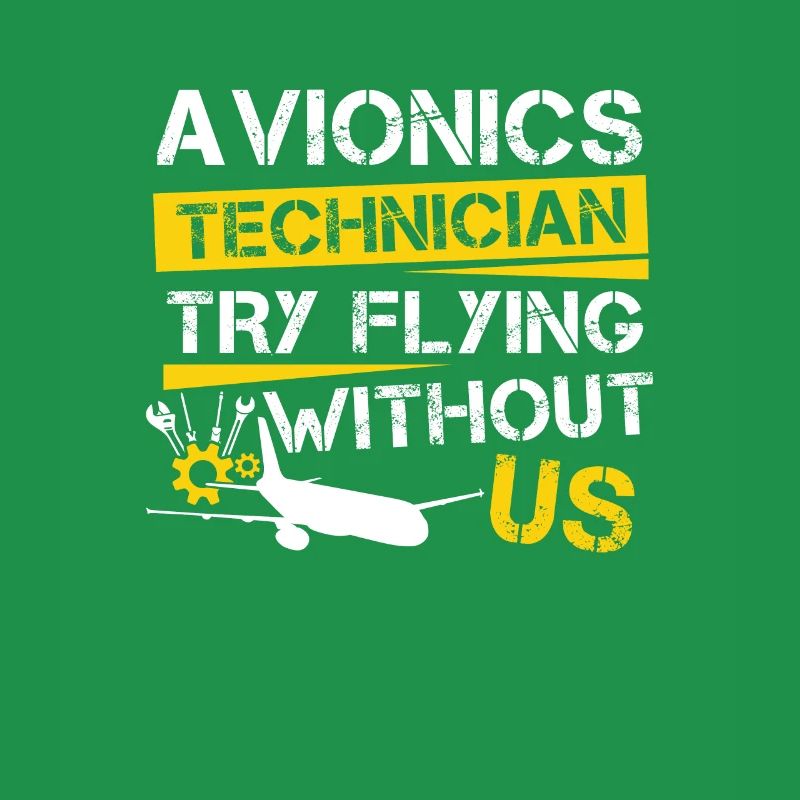 Cooler Avioniktechniker von Aircraft Tech