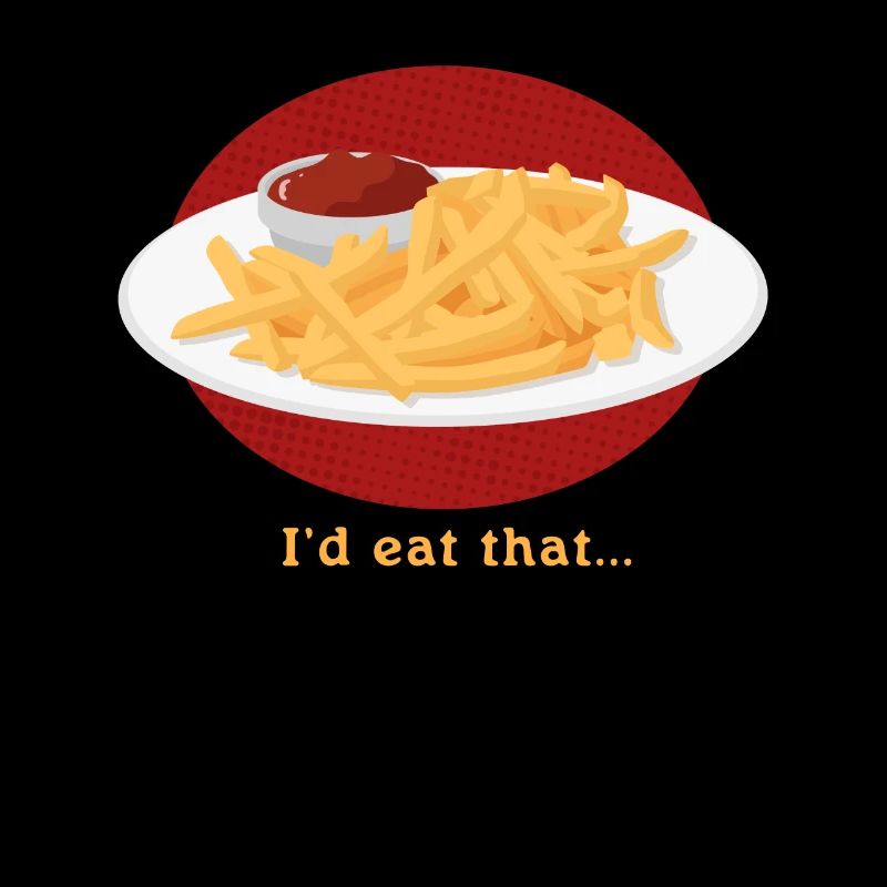 Frites frites frites restauration rapide restauration rapide cadeau