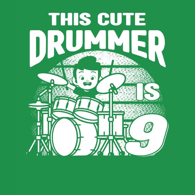 Birthday Drummer Boy - Ce mignon batteur a 9 ans