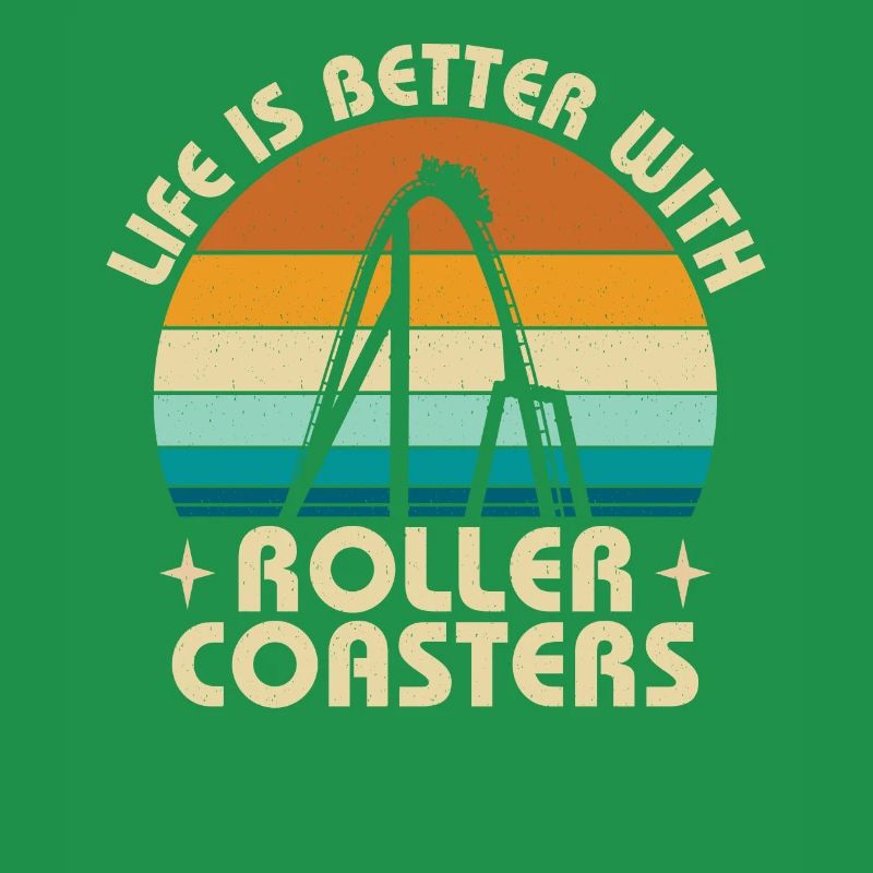 Theme Park Vacation Life Is Better With Roller Coa