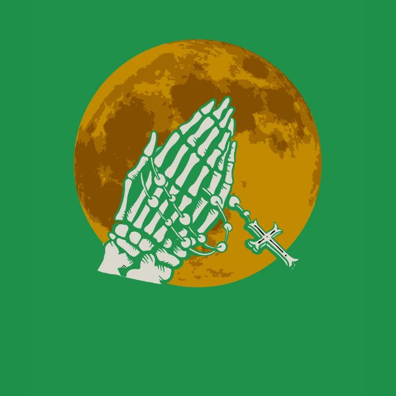 Praying Skeletal Hands - Gothic Gothic