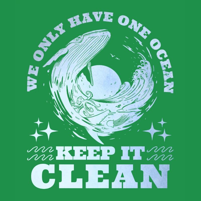 Keep it Clean Save the Ocean Umweltschutz