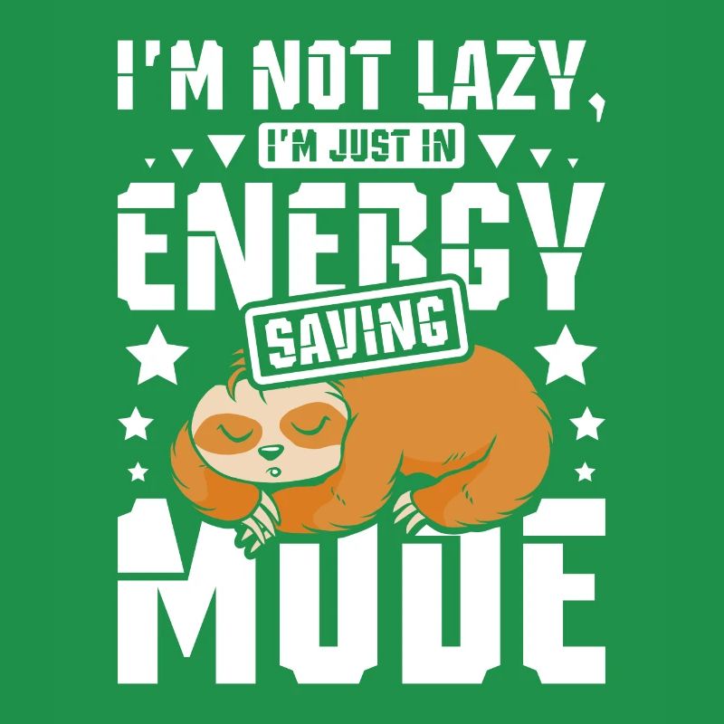Power saving mode Sleeping Sloth