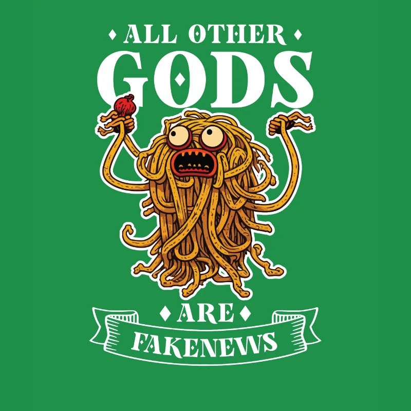 Atheistic Atheism Flying Spaghetti
