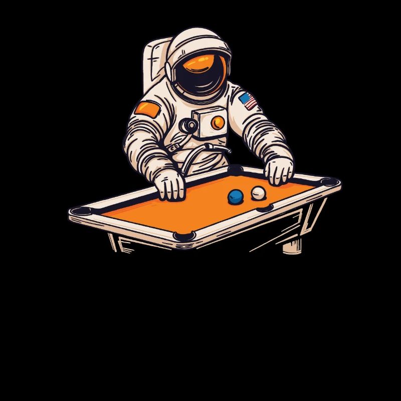 Astronaute de billard