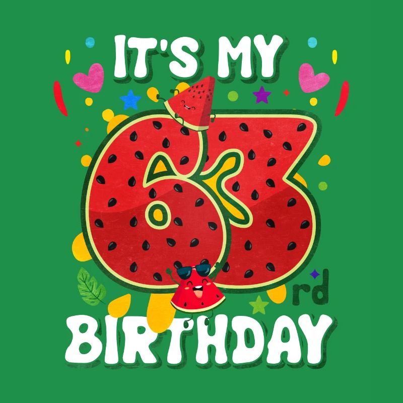 63e anniversaire Pastèque