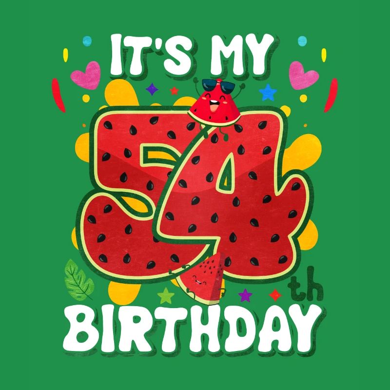 54e anniversaire Pastèque