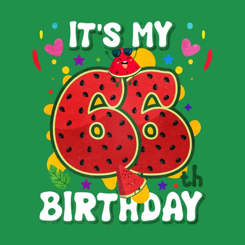 66e anniversaire Pastèque