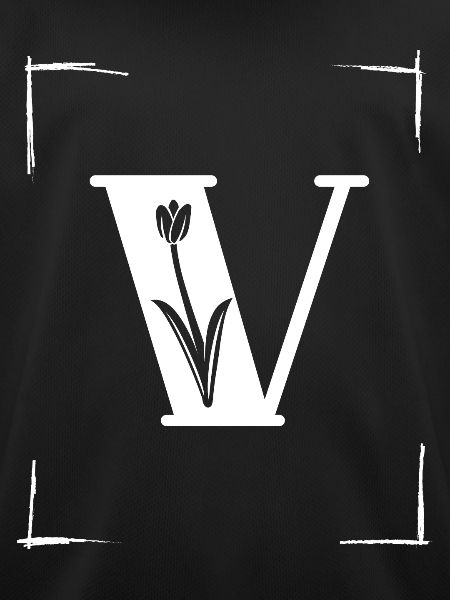 letter V initial
