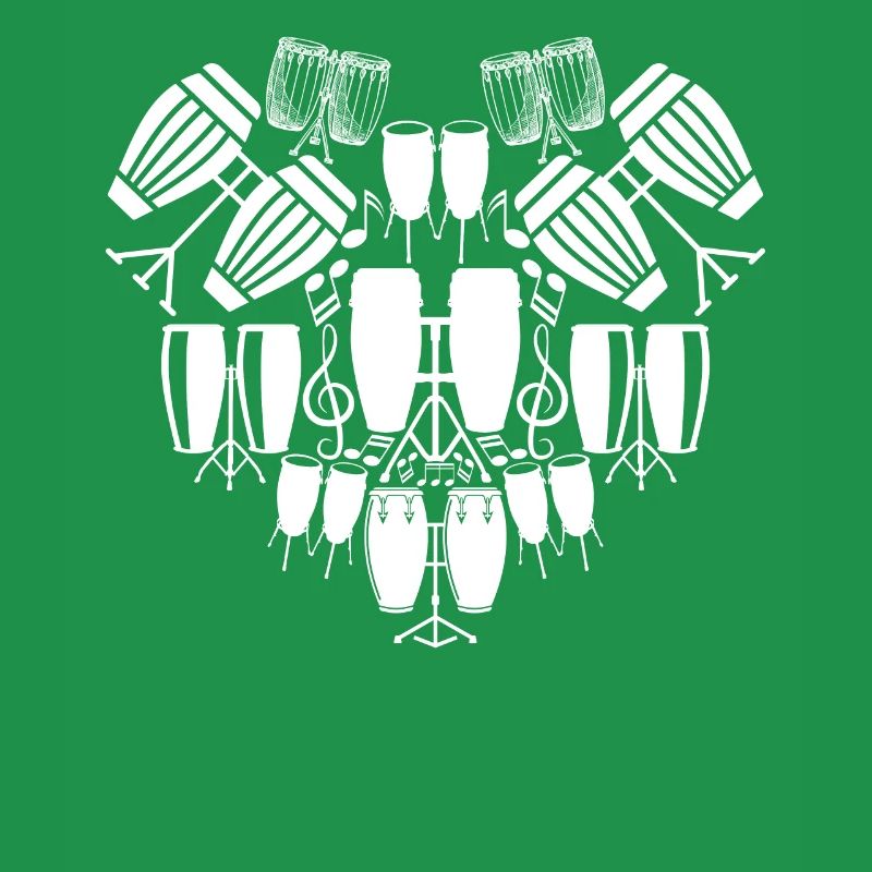 Conga Heart Conga Player Conga Drums Instruments