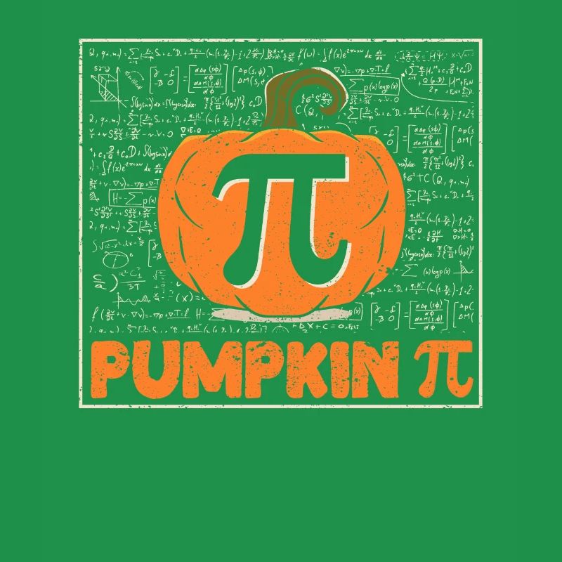 Funny Math Joke Pumpkin Pie Halloween