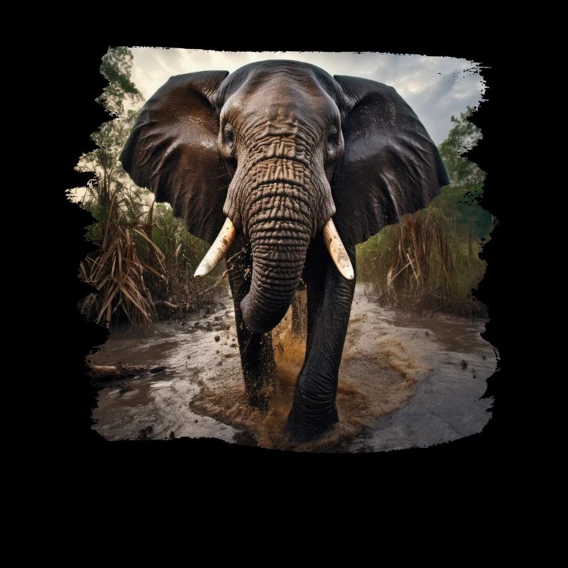 Elephant realistic elephant