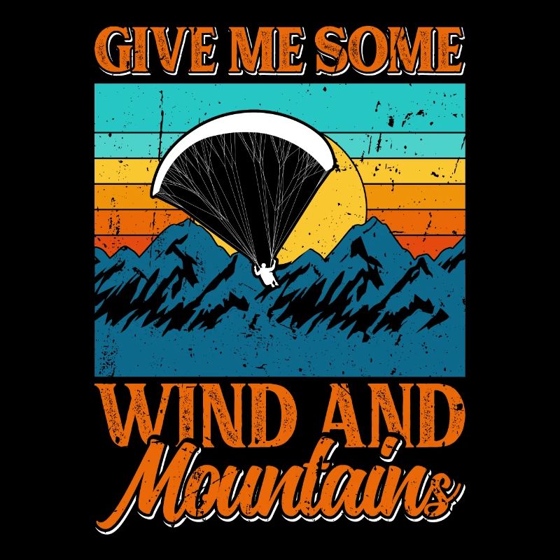 Thermal Paragliding Flight Give me Wind and Mountains