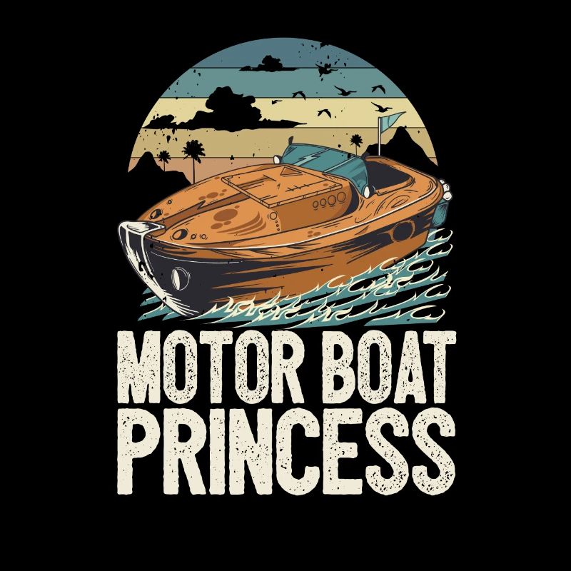 Motor Boat Princess Pontoon Queen Motorboating