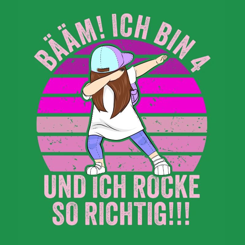 4 Jahre Mädchen Geschenk 4. Geburtstag Vier